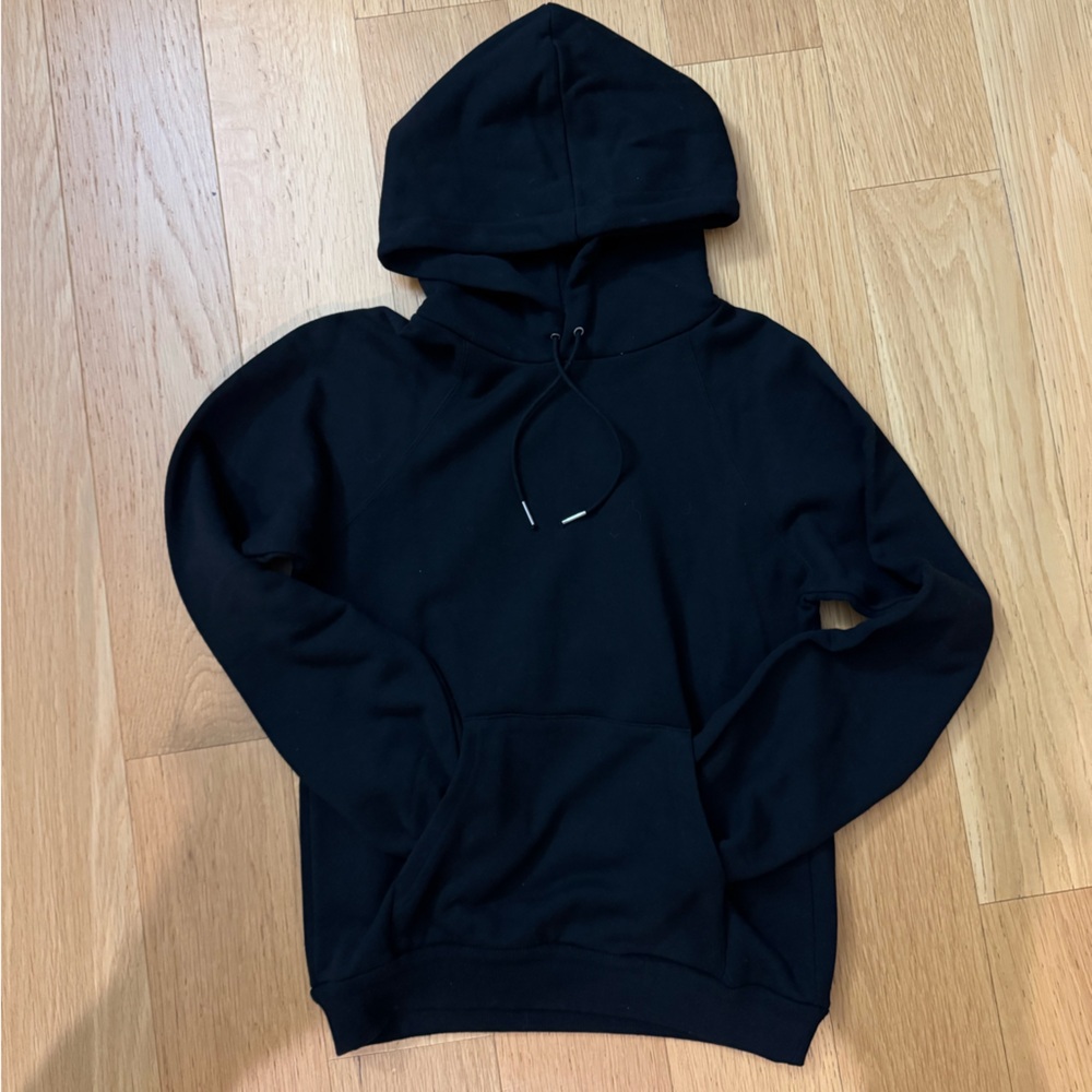 Celine Classic Hoodie Sweater with CELINE printed back - Black